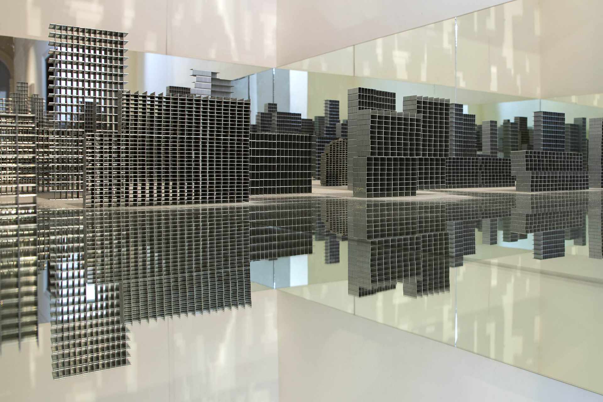 SILENTLY, Staple pins, 2016-2019