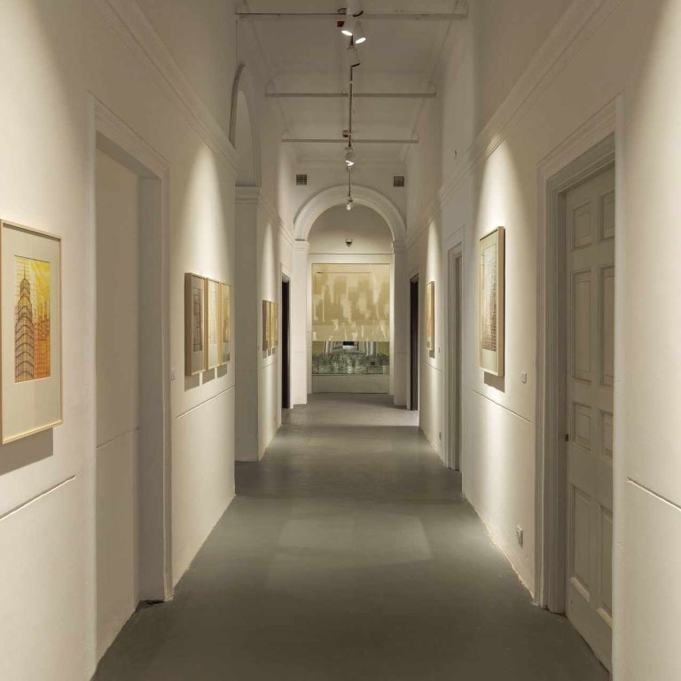 Display of pastel works